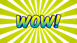 Woooow Bright Color Text GIF