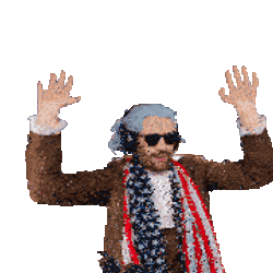 Woop Woop Celebrate Sticker GIF