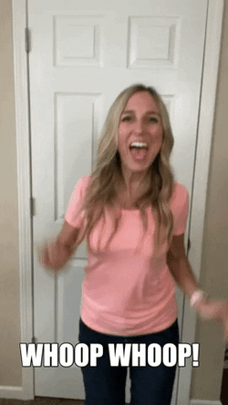 Woop Woop Jaclyn Wise Financial Coach GIF