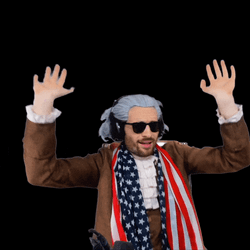 Woop Woop Man Wearing Napoleon Costume GIF