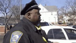 Woop Woop Policeman Lifting His Hands GIF