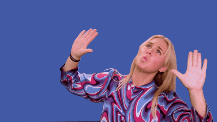 Woop Woop Woman Looking Upward GIF