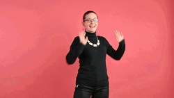 Woop Woop Woman Wearing Long Sleeve Top GIF