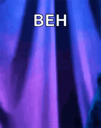 Word Beh On Purple Background GIF