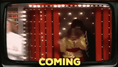 Word Coming On Television GIF