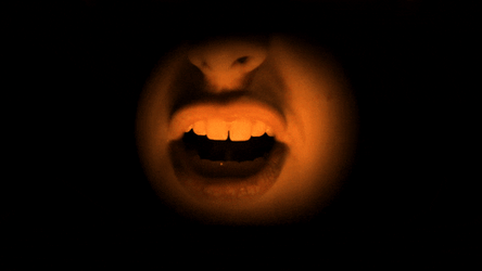 Word Salad Closeup Lips Talking Gibberish GIF