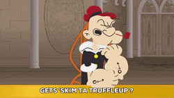 Word Salad Popeye Talking Nonsense GIF