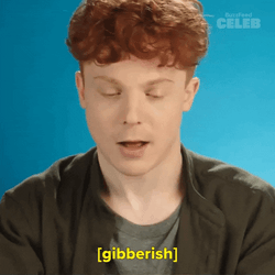 Word Salad Speed Talking Gibberish GIF