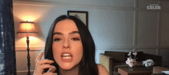 Word Salad Zoey Deutch Talking Fast Gibberish GIF