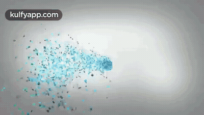 Word War Surrounded By Blue And Red Confetti GIF