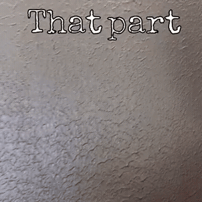Word Written On Wall GIF