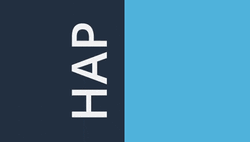 Wordle Birthday Blue Monotone GIF