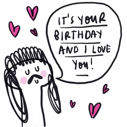 Wordle Birthday Love You GIF