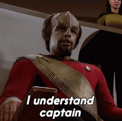 Worf I Understood Captain GIF