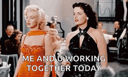 Work Bestie Walking Elegantly GIF