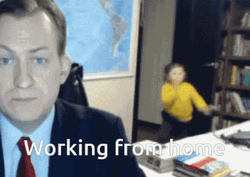 Work From Home Dad GIF