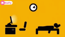 Work From Home Daily Routine GIF