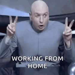 Work From Home Dr. Evil GIF