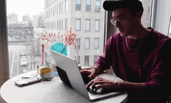 Work From Home Guy GIF