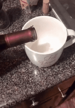 Work From Home Preparing Coffee GIF