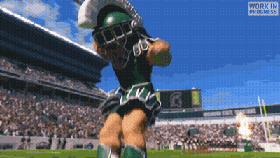 Work In Progress Sign Above Football Game GIF