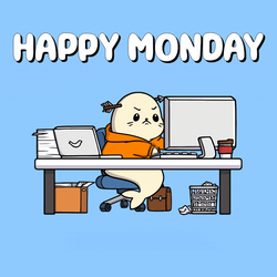 Work Monday Hardworking Seal GIF