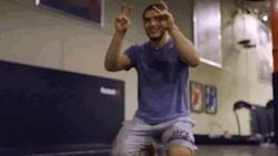 Work Out Air Quotes GIF