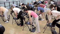 Work Out Pulling Elastic Rope GIF