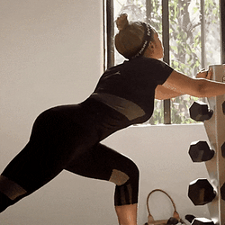 Work Out Stretching Back GIF