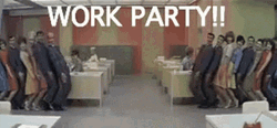 Work Party Office Christmas Party GIF