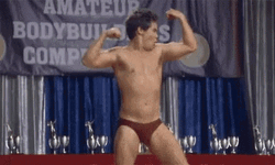 Workaholics Adam Showing Off Muscles GIF