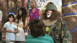 Workaholics Blake With Clown Makeup GIF
