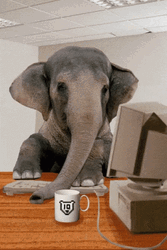 Working Elephant Animation
