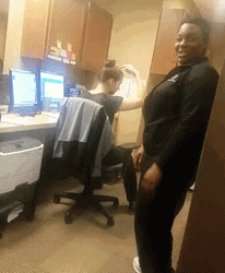 Working Hard Dancing In The Office GIF