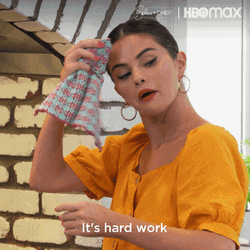 Working Hard Selena Gomez Cooking GIF