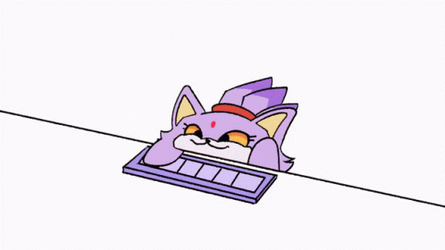 Working On Smurf Cat Meme GIF