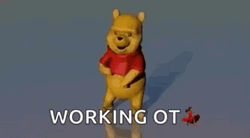 Working Ot Dancing Winnie The Pooh  GIF