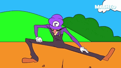 Working Out Animation Lunge GIF