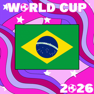 World Cup 2026 Brazilian Flag GIF