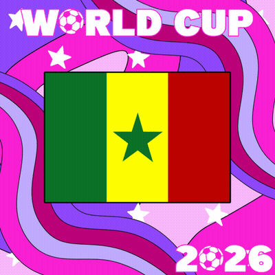 World Cup 2026 Poster With Green Star GIF