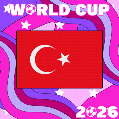 World Cup 2026 Poster With Red Flag GIF