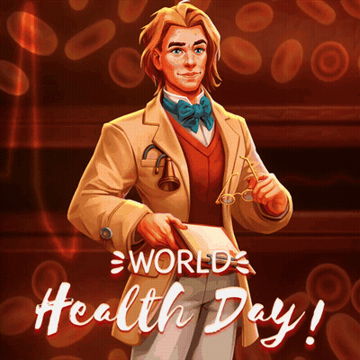 World Health Day Poster Doctor GIF