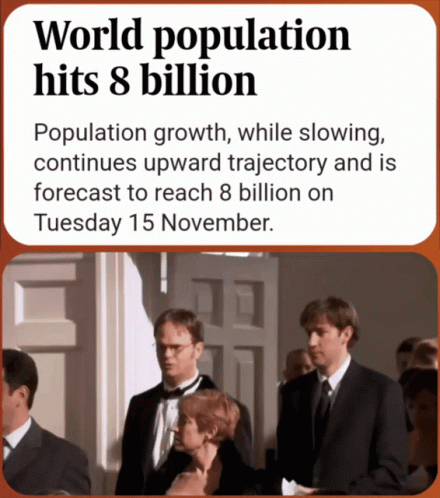 World Population Hits 8 Billion GIF