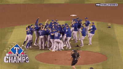 World Series Champs Baseball Team GIF