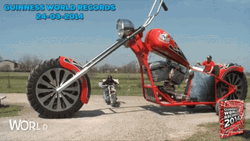World Tallest Motorcycle GIF
