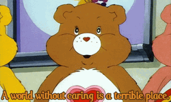 World Without Caring Is Terrible Place Care Bear GIF