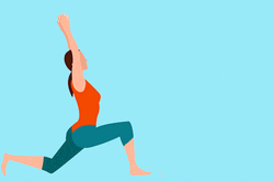 World Yoga Day Lunge GIF