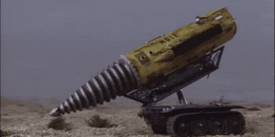 Worm Crawling Through Dirt GIF