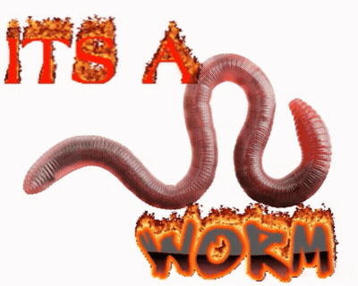 Worm With It S A Worm Text GIF