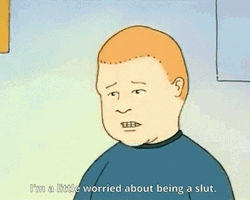 Worried Bobby Hill Talking GIF